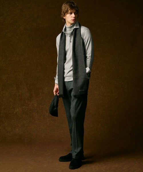 JOSEPH ABBOUD / ジョセフ アブード その他パンツ | 【軽量/ストレッチ/尾州産ジャージー素材】ウールミルドジャージータック パンツ | 詳細8