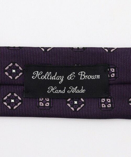 JOSEPH ABBOUD / ジョセフ アブード ネクタイ | 【日本製・Holliday&Brown】クレストパターンジャカードネクタイ | 詳細3