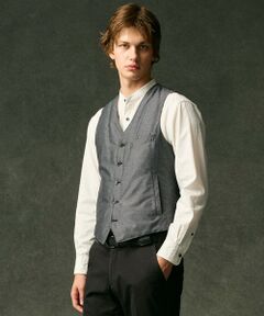 JOSEPH ABBOUD / ジョセフ アブード ダウンジャケット・ベスト | 【キングサイズ・軽量/ダウンの吹き出しを防ぐキルトレスダウン】ADSインターレース ダウンベスト