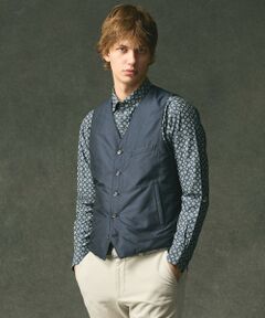 JOSEPH ABBOUD / ジョセフ アブード ダウンジャケット・ベスト | 【キングサイズ・軽量/ダウンの吹き出しを防ぐキルトレスダウン】ADSインターレース ダウンベスト