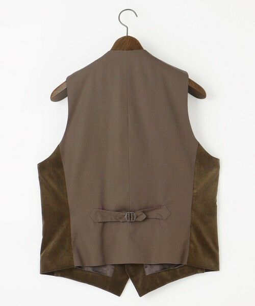 JOSEPH ABBOUD / ジョセフ アブード ベスト | 【遠州産素材/オーガニックコットン】ソフトコーデュロイ ベスト | 詳細3