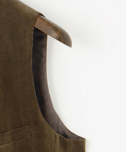 JOSEPH ABBOUD / ジョセフ アブード ベスト | 【遠州産素材/オーガニックコットン】ソフトコーデュロイ ベスト | 詳細5