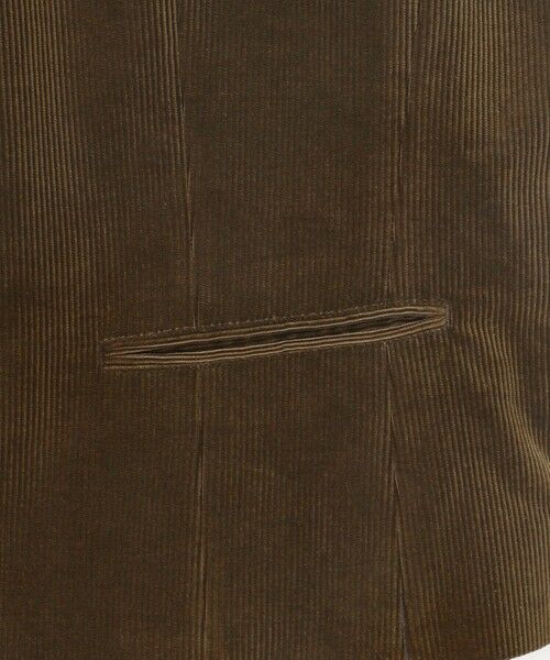 JOSEPH ABBOUD / ジョセフ アブード ベスト | 【遠州産素材/オーガニックコットン】ソフトコーデュロイ ベスト | 詳細6
