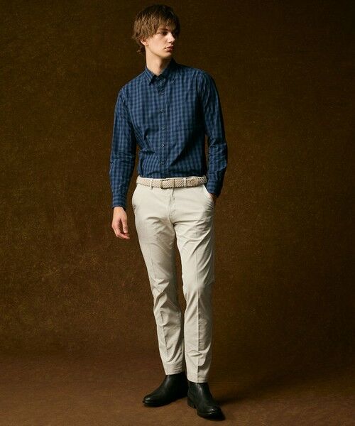 JOSEPH ABBOUD / ジョセフ アブード シャツ・ブラウス | 【キングサイズ・綿100％】メランジギンガムチェック シャツ | 詳細2