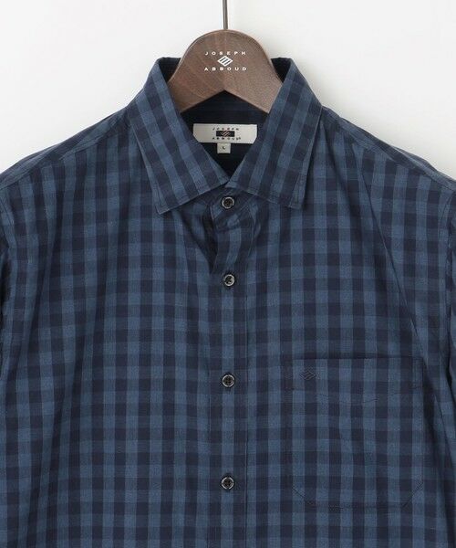JOSEPH ABBOUD / ジョセフ アブード シャツ・ブラウス | 【キングサイズ・綿100％】メランジギンガムチェック シャツ | 詳細9