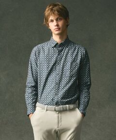 JOSEPH ABBOUD / ジョセフ アブード シャツ・ブラウス | 【キングサイズ・柔らか】ファインパターンプリント シャツ