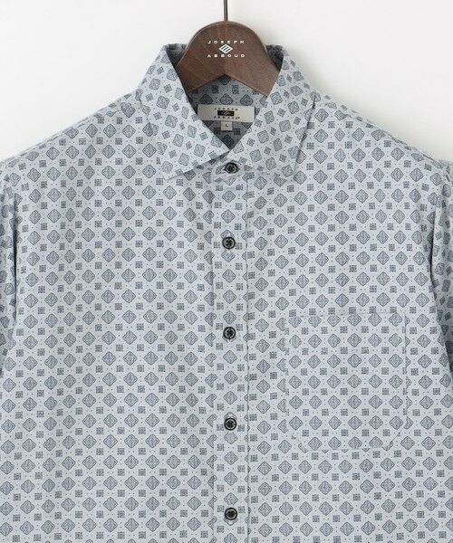 JOSEPH ABBOUD / ジョセフ アブード シャツ・ブラウス | 【キングサイズ・柔らか】ファインパターンプリント シャツ | 詳細7