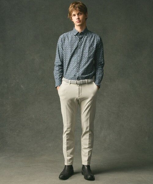 JOSEPH ABBOUD / ジョセフ アブード シャツ・ブラウス | 【柔らか】ファインパターンプリント シャツ | 詳細3