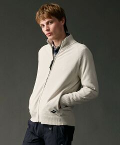 JOSEPH ABBOUD / ジョセフ アブード カーディガン・ボレロ | 【軽量/ソフト】ニットフリース スタンド ジップ ニット