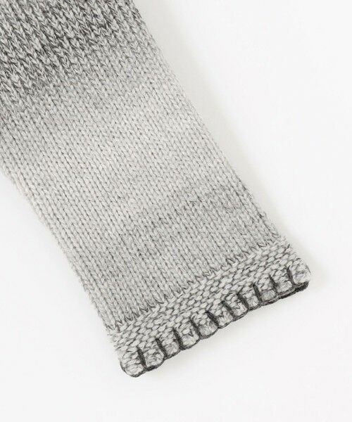 JOSEPH ABBOUD / ジョセフ アブード ニット・セーター | 【インポート素材/アルパカブレンド/軽い】アルパカブレンドかすりボーダー ニット ジャケット | 詳細5