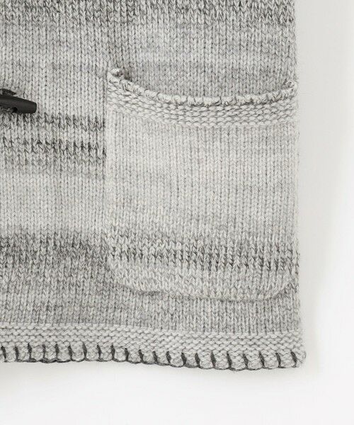 JOSEPH ABBOUD / ジョセフ アブード ニット・セーター | 【インポート素材/アルパカブレンド/軽い】アルパカブレンドかすりボーダー ニット ジャケット | 詳細6