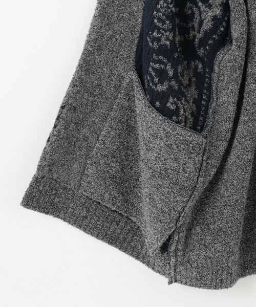 JOSEPH ABBOUD / ジョセフ アブード カーディガン・ボレロ | 【インポート素材/ソフトな肌触り/軽量】MOUSSE ペーズリー柄ショール カーディガン | 詳細7