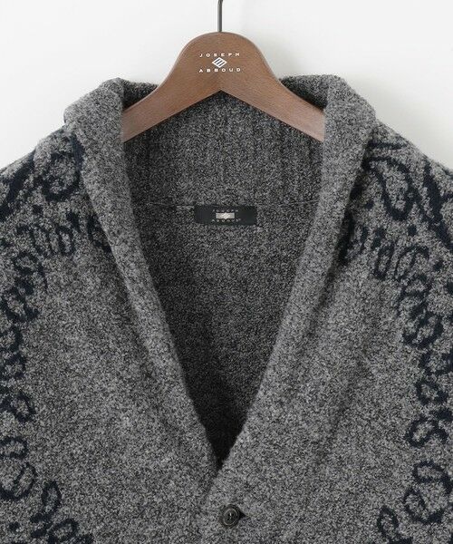 JOSEPH ABBOUD / ジョセフ アブード カーディガン・ボレロ | 【インポート素材/ソフトな肌触り/軽量】MOUSSE ペーズリー柄ショール カーディガン | 詳細11