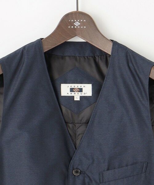 JOSEPH ABBOUD / ジョセフ アブード ダウンジャケット・ベスト | 【軽量/ダウンの吹き出しを防ぐキルトレスダウン】ADSインターレース ダウンベスト | 詳細16