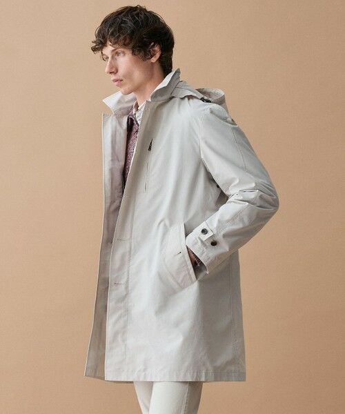 JOSEPH ABBOUD / ジョセフ アブード ステンカラーコート | 【フード脱着仕様/JAPANファブリック/ECO撥水】ステンカラー コート | 詳細2