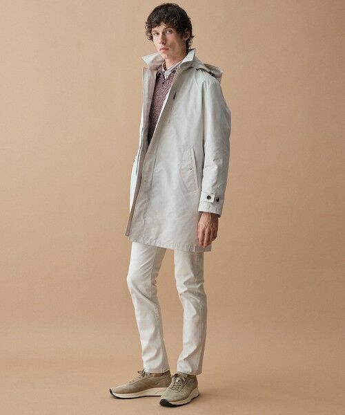 JOSEPH ABBOUD / ジョセフ アブード ステンカラーコート | 【フード脱着仕様/JAPANファブリック/ECO撥水】ステンカラー コート | 詳細7