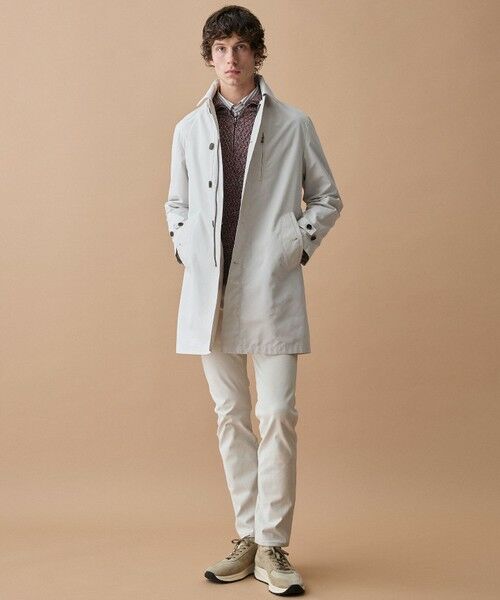 JOSEPH ABBOUD / ジョセフ アブード ステンカラーコート | 【フード脱着仕様/JAPANファブリック/ECO撥水】ステンカラー コート | 詳細8