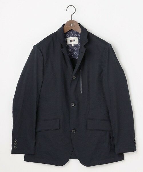 JOSEPH ABBOUD / ジョセフ アブード ブルゾン | 【キングサイズ・ストレッチ/7ポケット】ハイパワーピケストレッチアクティブレジャー ジャケット　26SSモデル（ネイビー系）