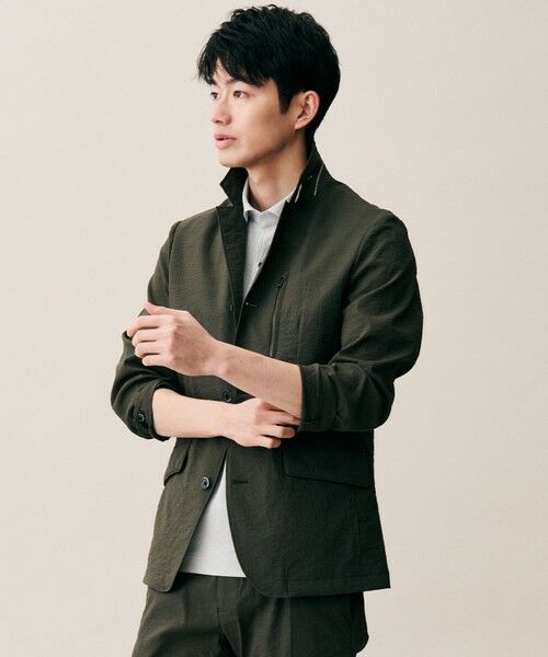 JOSEPH ABBOUD / ジョセフ アブード ブルゾン | 【ストレッチ/7ポケット】ハイパワーピケストレッチアクティブレジャー ジャケット　26SSモデル | 詳細16