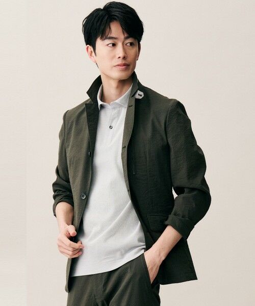 JOSEPH ABBOUD / ジョセフ アブード ブルゾン | 【ストレッチ/7ポケット】ハイパワーピケストレッチアクティブレジャー ジャケット　26SSモデル | 詳細17