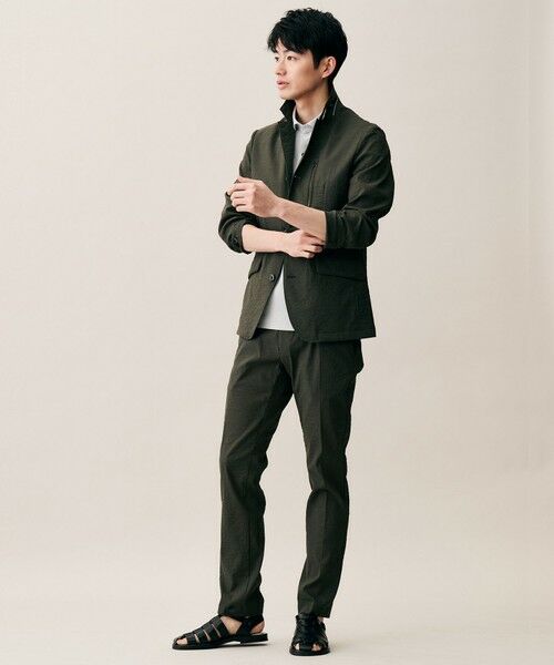 JOSEPH ABBOUD / ジョセフ アブード ブルゾン | 【ストレッチ/7ポケット】ハイパワーピケストレッチアクティブレジャー ジャケット　26SSモデル | 詳細19