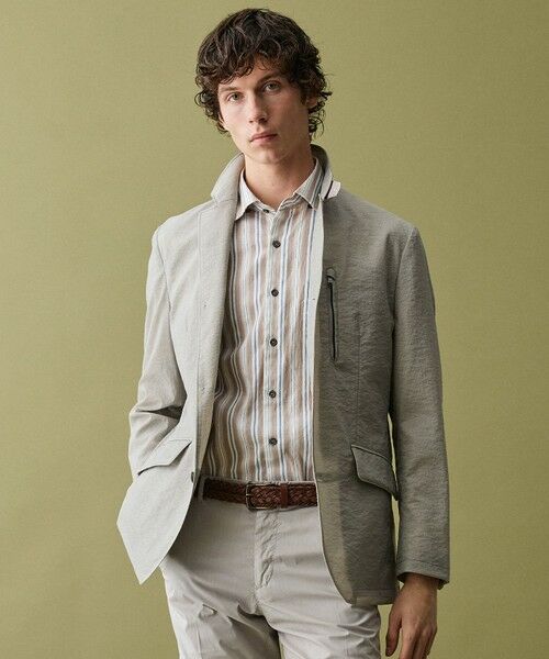 JOSEPH ABBOUD / ジョセフ アブード ブルゾン | 【ストレッチ/7ポケット】ハイパワーピケストレッチアクティブレジャー ジャケット　26SSモデル | 詳細22