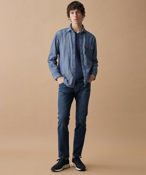 JOSEPH ABBOUD / ジョセフ アブード カットソー | 【キングサイズ・上質な肌触りと美しい光沢感 】ブロックリンクス 長袖Ｔシャツ　26SSモデル | 詳細3