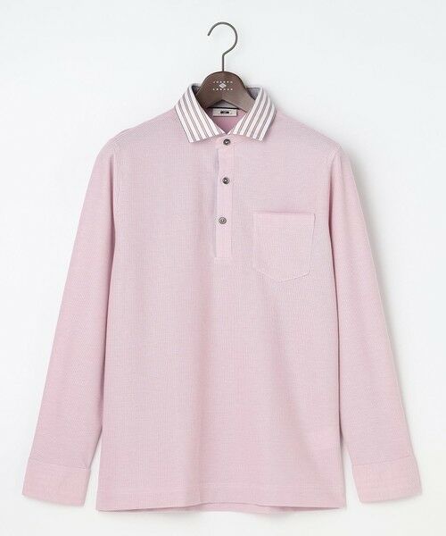 JOSEPH ABBOUD / ジョセフ アブード ポロシャツ | オーガニックコットンダディポロ 26SSモデル（ローズ系）