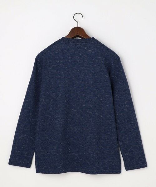 JOSEPH ABBOUD / ジョセフ アブード カットソー | 【上質な肌触りと美しい光沢感 】ブロックリンクス 長袖Ｔシャツ　26SSモデル | 詳細1