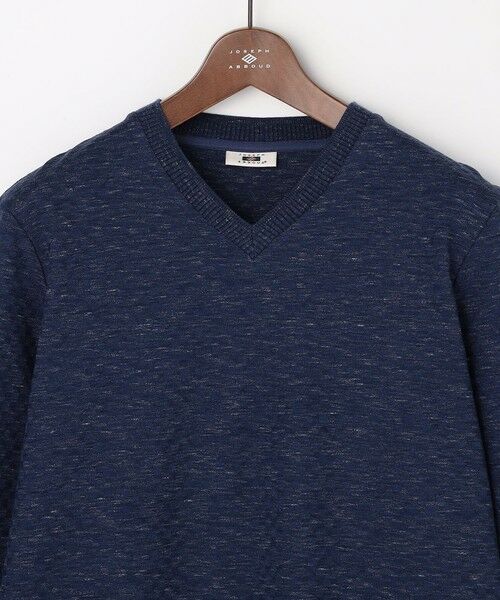 JOSEPH ABBOUD / ジョセフ アブード カットソー | 【上質な肌触りと美しい光沢感 】ブロックリンクス 長袖Ｔシャツ　26SSモデル | 詳細2