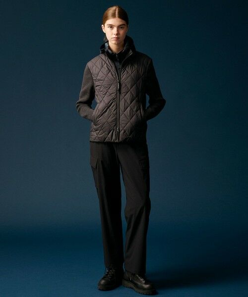 JOSEPH ABBOUD / ジョセフ アブード ニット・セーター | 【軽量/防風性】中綿キルトコンビ ニット | 詳細17
