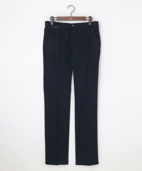 JOSEPH ABBOUD / ジョセフ アブード その他パンツ | 【キングサイズ・ウエストも伸びる!オーガニックコットン使用】ハイパワーカルゼ パンツ 26SSモデル（ネイビー系）