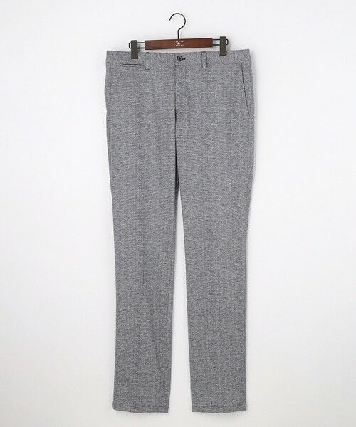 JOSEPH ABBOUD / ジョセフ アブード スラックス・ドレスパンツ | 【キングサイズ・ストレッチ/コンフォートジャージ】エアロムリネ パンツ（ライトグレー系）