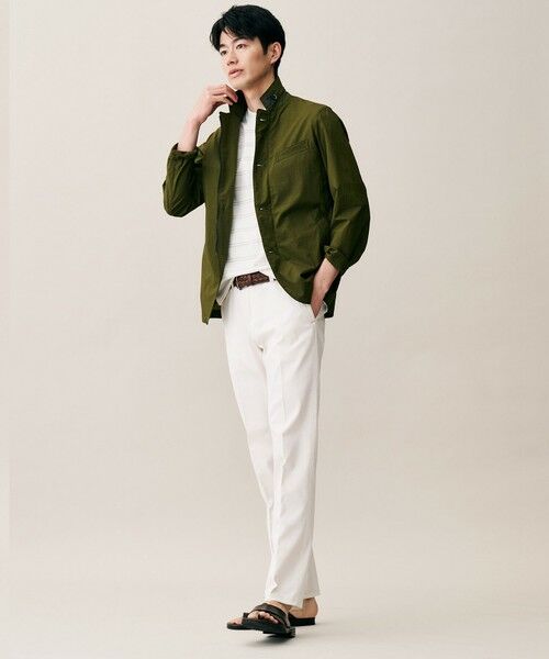 JOSEPH ABBOUD / ジョセフ アブード その他パンツ | 【ウエストも伸びる!オーガニックコットン使用】ハイパワーカルゼ パンツ 26SSモデル | 詳細1