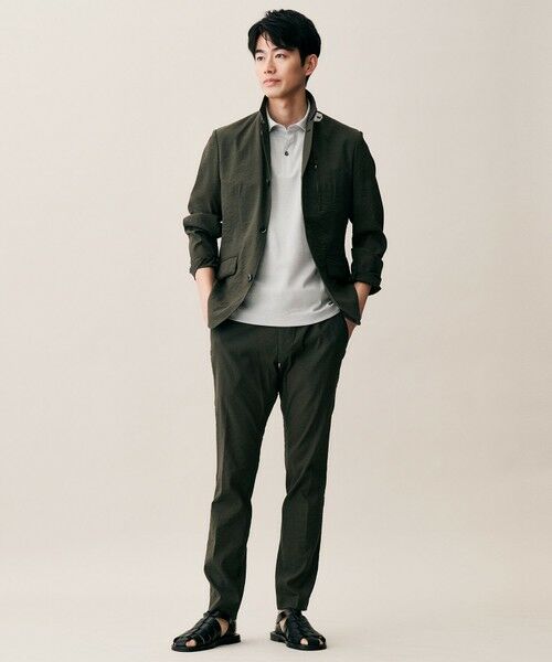 JOSEPH ABBOUD / ジョセフ アブード その他パンツ | 【ウエストも伸びる!・ストレッチ】 ハイパワーピケストレッチ パンツ 26SSモデル | 詳細8