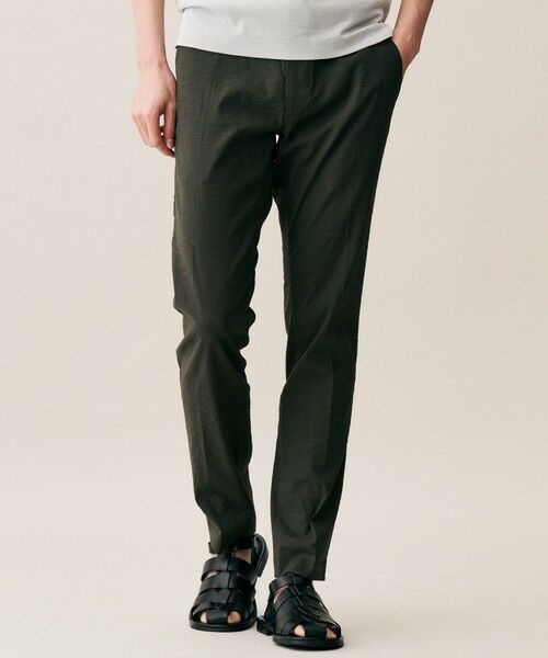 JOSEPH ABBOUD / ジョセフ アブード その他パンツ | 【ウエストも伸びる!・ストレッチ】 ハイパワーピケストレッチ パンツ 26SSモデル | 詳細15