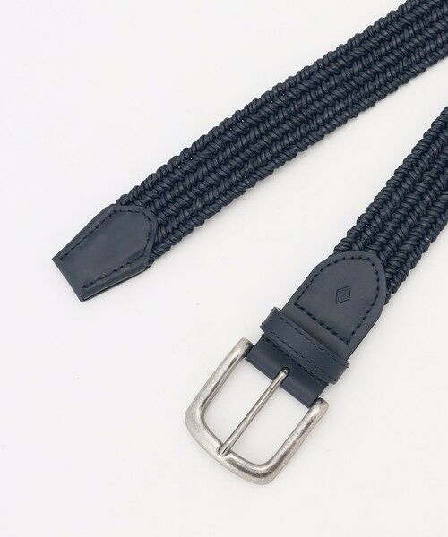 JOSEPH ABBOUD / ジョセフ アブード ベルト・サスペンダー | 【イタリア素材・ストレッチ・日本製】メランジラウンドコードレザーベルト　26SSモデル | 詳細1