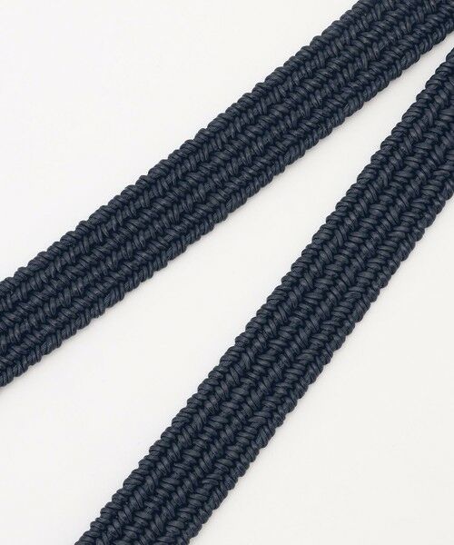 JOSEPH ABBOUD / ジョセフ アブード ベルト・サスペンダー | 【イタリア素材・ストレッチ・日本製】メランジラウンドコードレザーベルト　26SSモデル | 詳細2