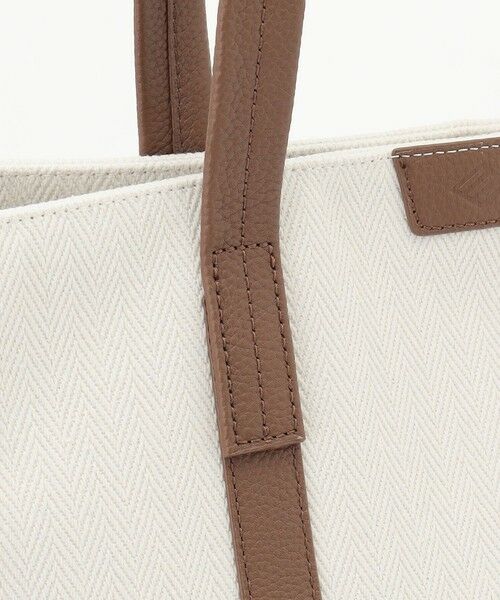 JOSEPH ABBOUD / ジョセフ アブード トートバッグ | 【軽量/バッグINバッグ付き】ヘリンボンキャンバス トートバッグ | 詳細7