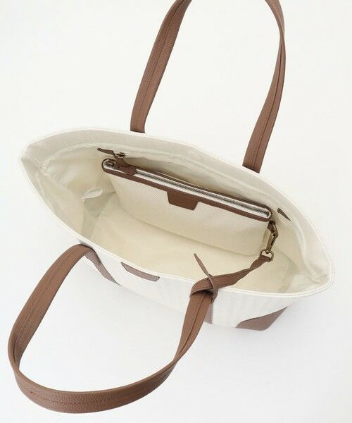 JOSEPH ABBOUD / ジョセフ アブード トートバッグ | 【軽量/バッグINバッグ付き】ヘリンボンキャンバス トートバッグ | 詳細9