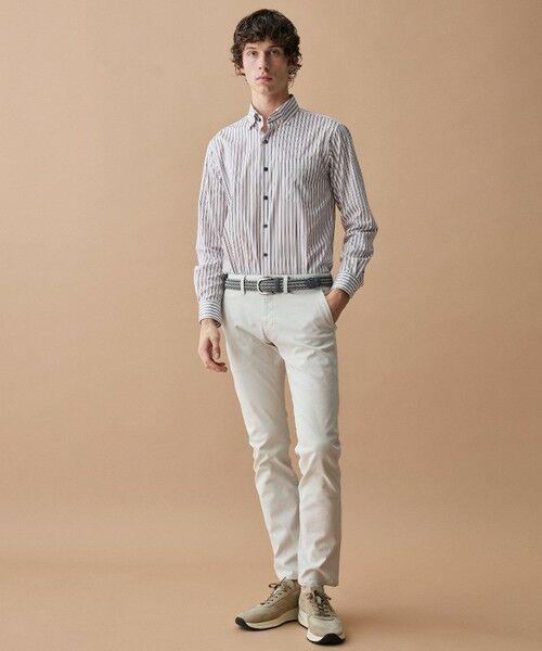 JOSEPH ABBOUD / ジョセフ アブード シャツ・ブラウス | 【キングサイズ・ストレッチ・イージーケア・JAPANファブリック】ストライプストレッチ シャツ | 詳細8