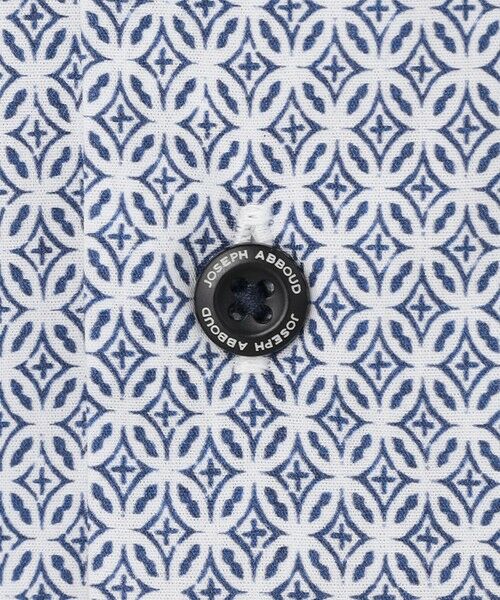 JOSEPH ABBOUD / ジョセフ アブード シャツ・ブラウス | 【キングサイズ・オーガニックコットン・日本素材】ジオメトリックパターンプリントシャツ　26SSモデル | 詳細6