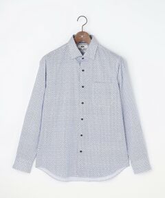 JOSEPH ABBOUD / ジョセフ アブード シャツ・ブラウス | 【オーガニックコットン使用・JAPANファブリック】ジオメトリックパターンプリントシャツ　26SSモデル