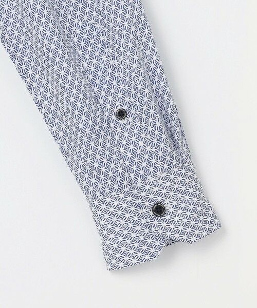 JOSEPH ABBOUD / ジョセフ アブード シャツ・ブラウス | 【オーガニックコットン使用・JAPANファブリック】ジオメトリックパターンプリントシャツ　26SSモデル | 詳細3