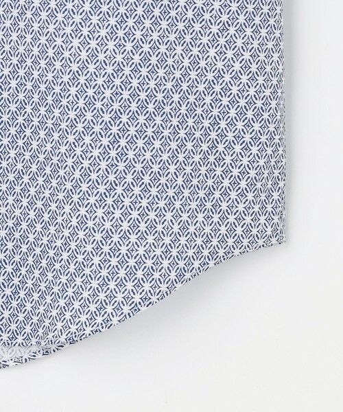 JOSEPH ABBOUD / ジョセフ アブード シャツ・ブラウス | 【オーガニックコットン使用・JAPANファブリック】ジオメトリックパターンプリントシャツ　26SSモデル | 詳細4
