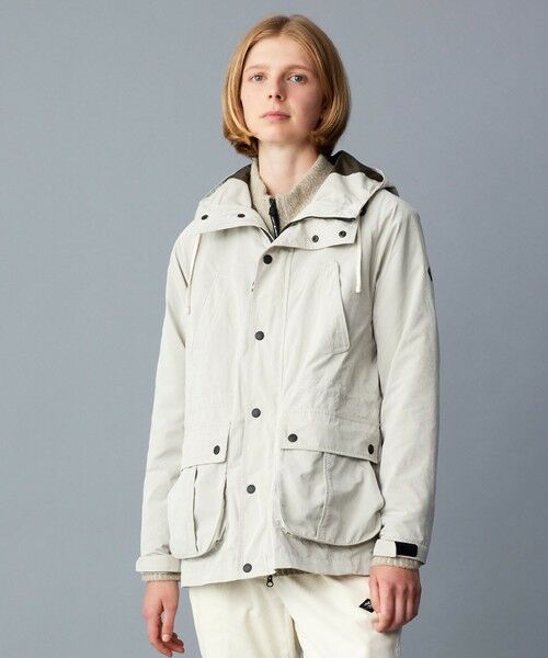 JOSEPH ABBOUD / ジョセフ アブード その他アウター | 【サスティナブル/ECO撥水/６ポケット/ライナードッキング対応】Pe/Nyピーチ マウンテンパーカー（アイボリー系）