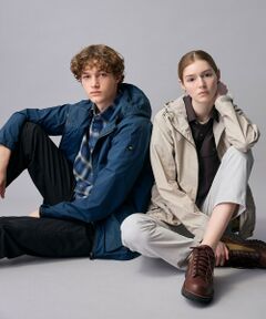 JOSEPH ABBOUD / ジョセフ アブード その他アウター | 【ナチュラルカラー/ストレッチ】ナイロンコンビガーメントダイパーカー