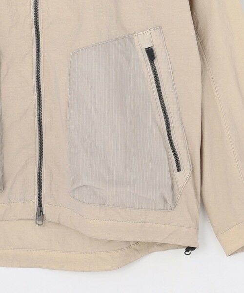 JOSEPH ABBOUD / ジョセフ アブード その他アウター | 【ナチュラルカラー/ストレッチ】ナイロンコンビガーメントダイパーカー | 詳細17