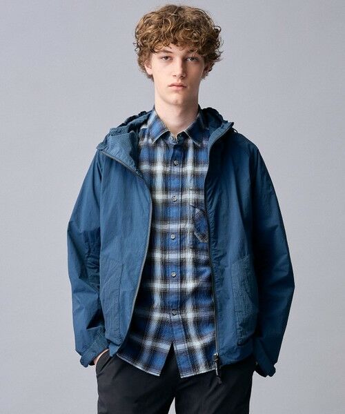 JOSEPH ABBOUD / ジョセフ アブード その他アウター | 【ナチュラルカラー/ストレッチ】ナイロンコンビガーメントダイパーカー | 詳細23