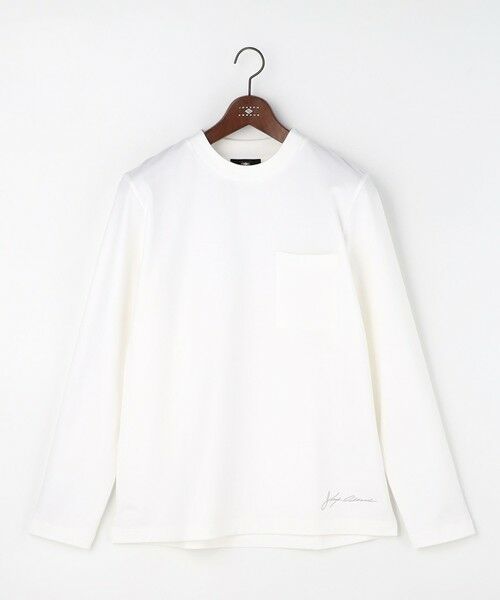 JOSEPH ABBOUD / ジョセフ アブード カットソー | 【JAPANファブリック・日本縫製・なめらか】ミニ裏毛 カットソー（ホワイト系）